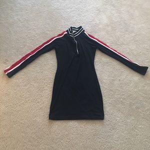 Long sleeve mini tight dress